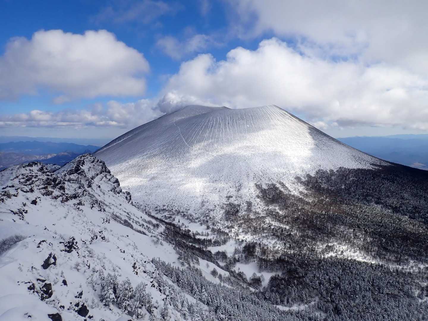 表コース-トーミの頭-黒斑山-蛇骨岳-中コースの写真