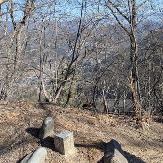 屏風岩から少し行ったところに初狩の三等三角点がありました