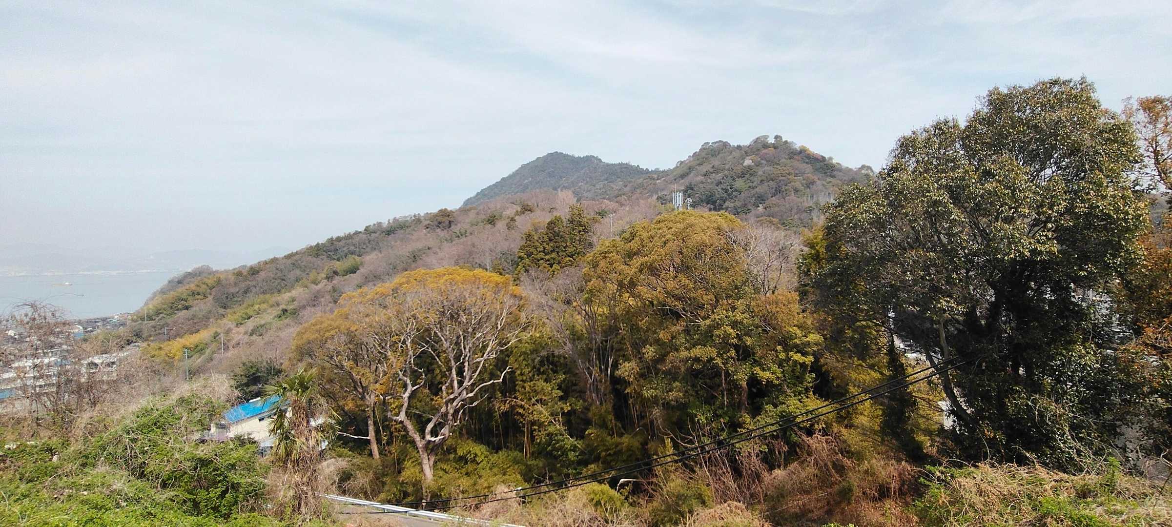 振り返ると安芸小富士🗻