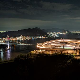 ヒノヤマリングと関門海峡🌉
カップルが多いよ❤
