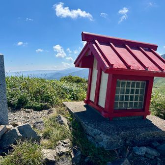 門内岳登頂