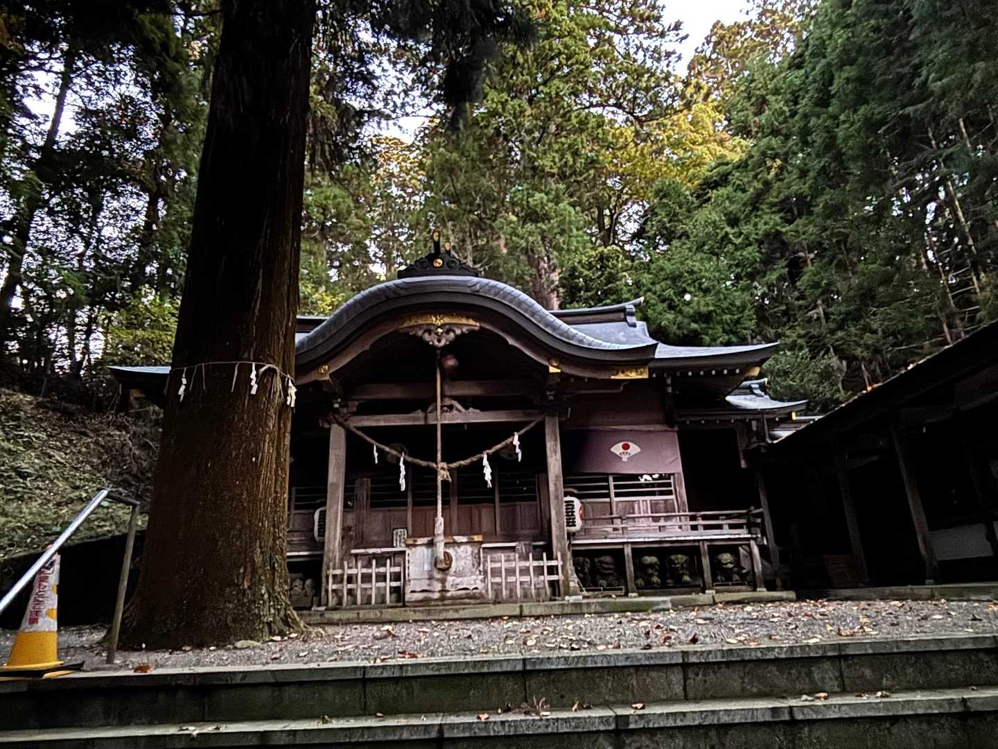 立派な本殿。