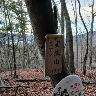 実成山　みなしやまと読むと知った
