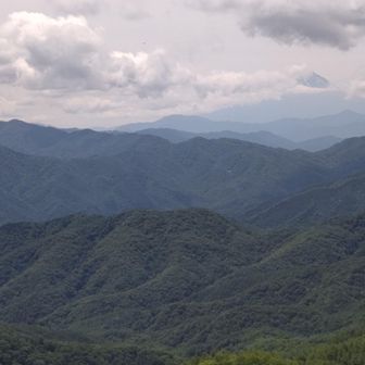 富士山　ガスかかり始め