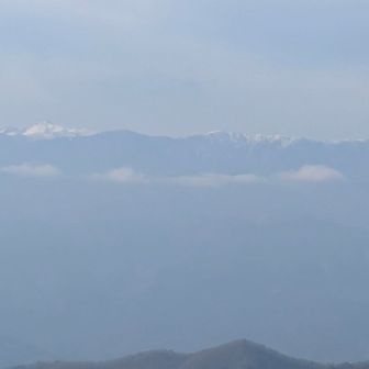 塩見岳方面かな　