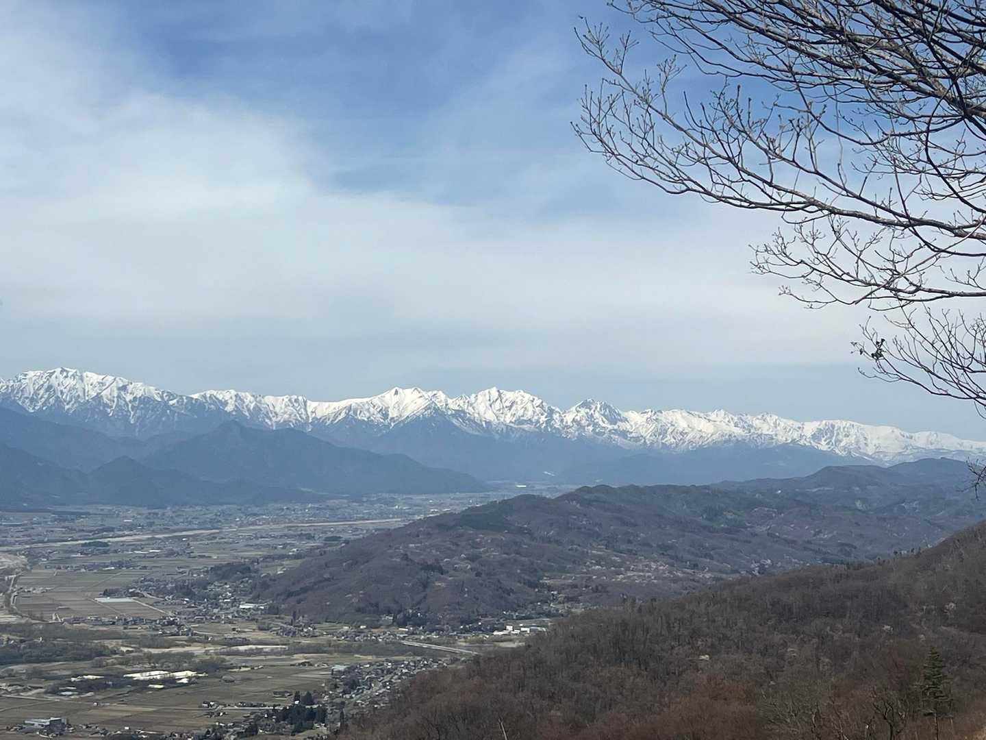 後立山連峰きれいねー