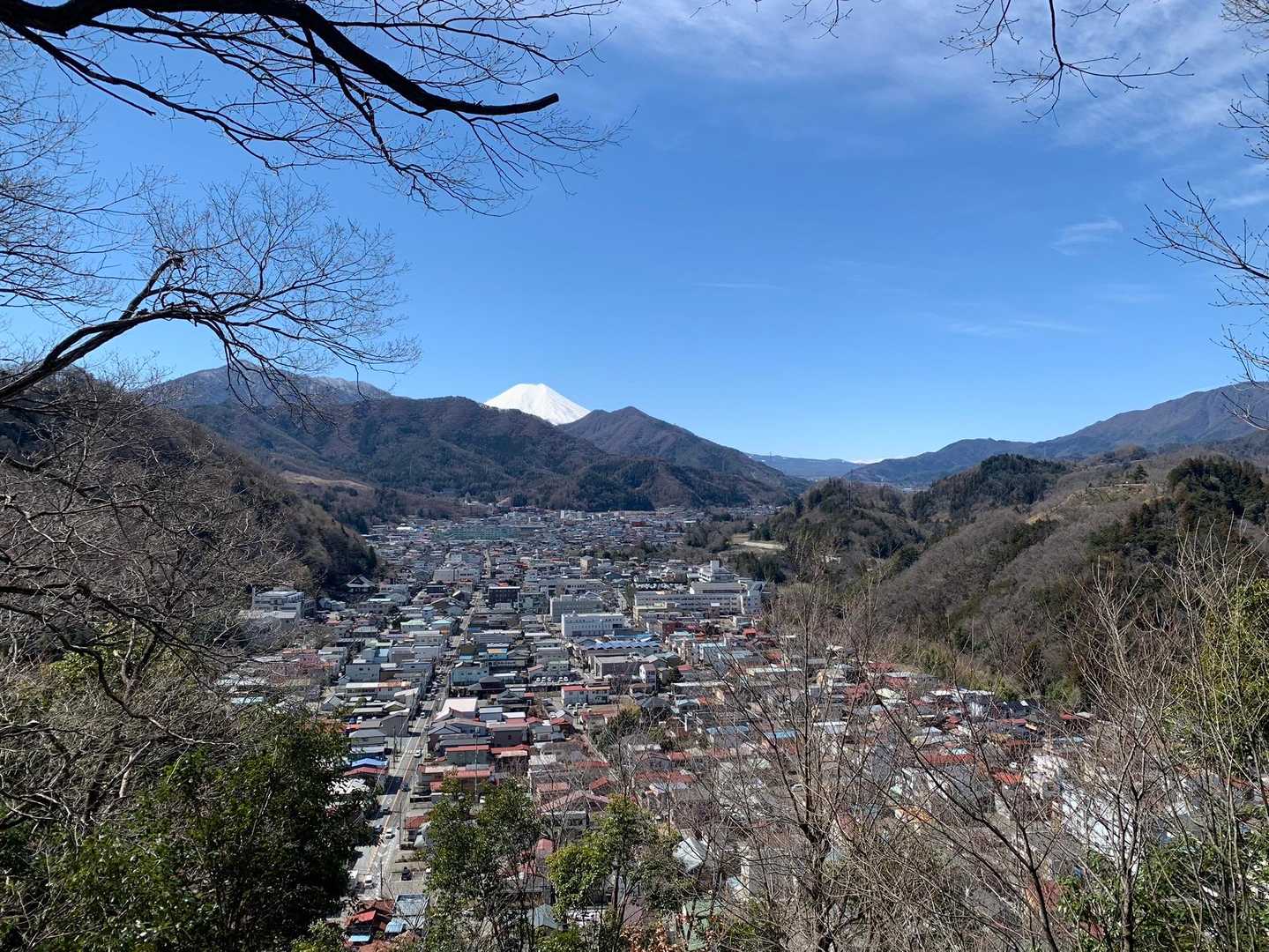 都留アルプス山-天神山-蟻山-都留市駅 縦走コースの写真