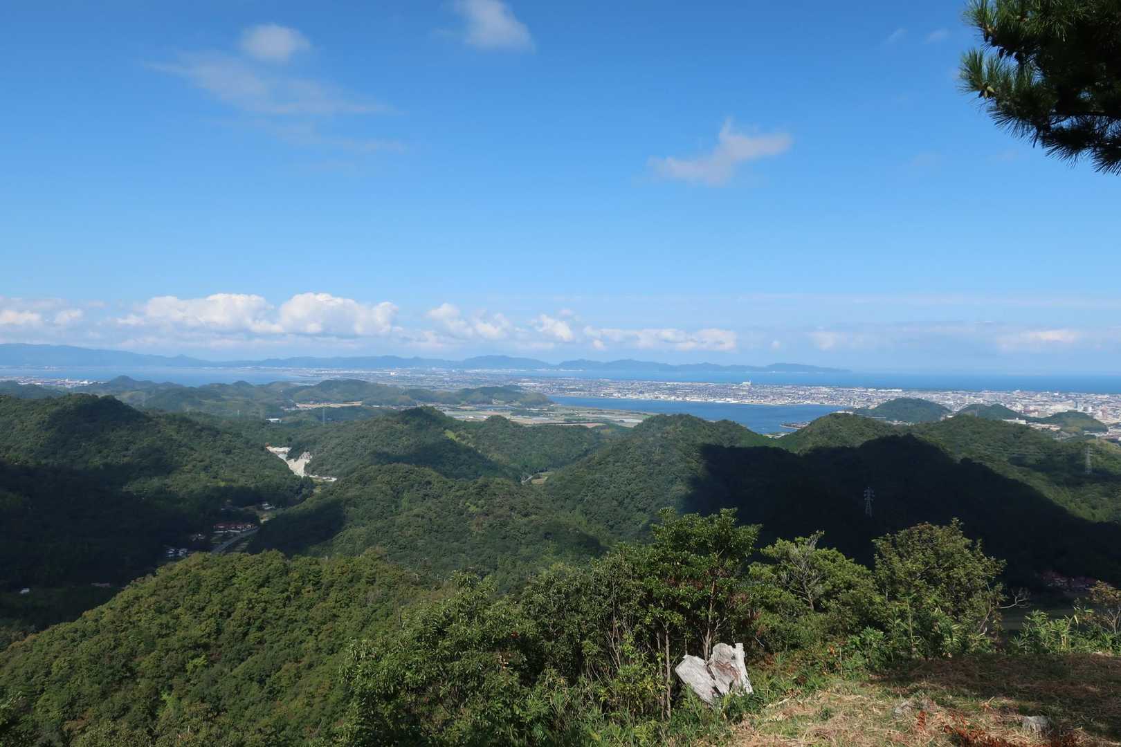 弓ヶ浜方面の眺め