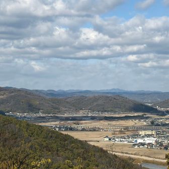 残念ながら那岐山は見えず