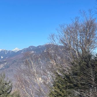 アサヨ峰、甲斐駒、鳳凰三山