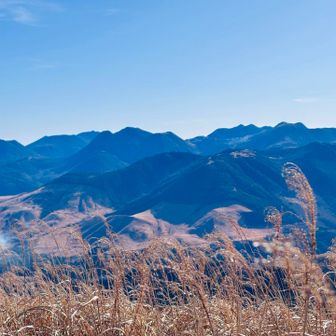 九重連山を何回も撮影📸してしまいます