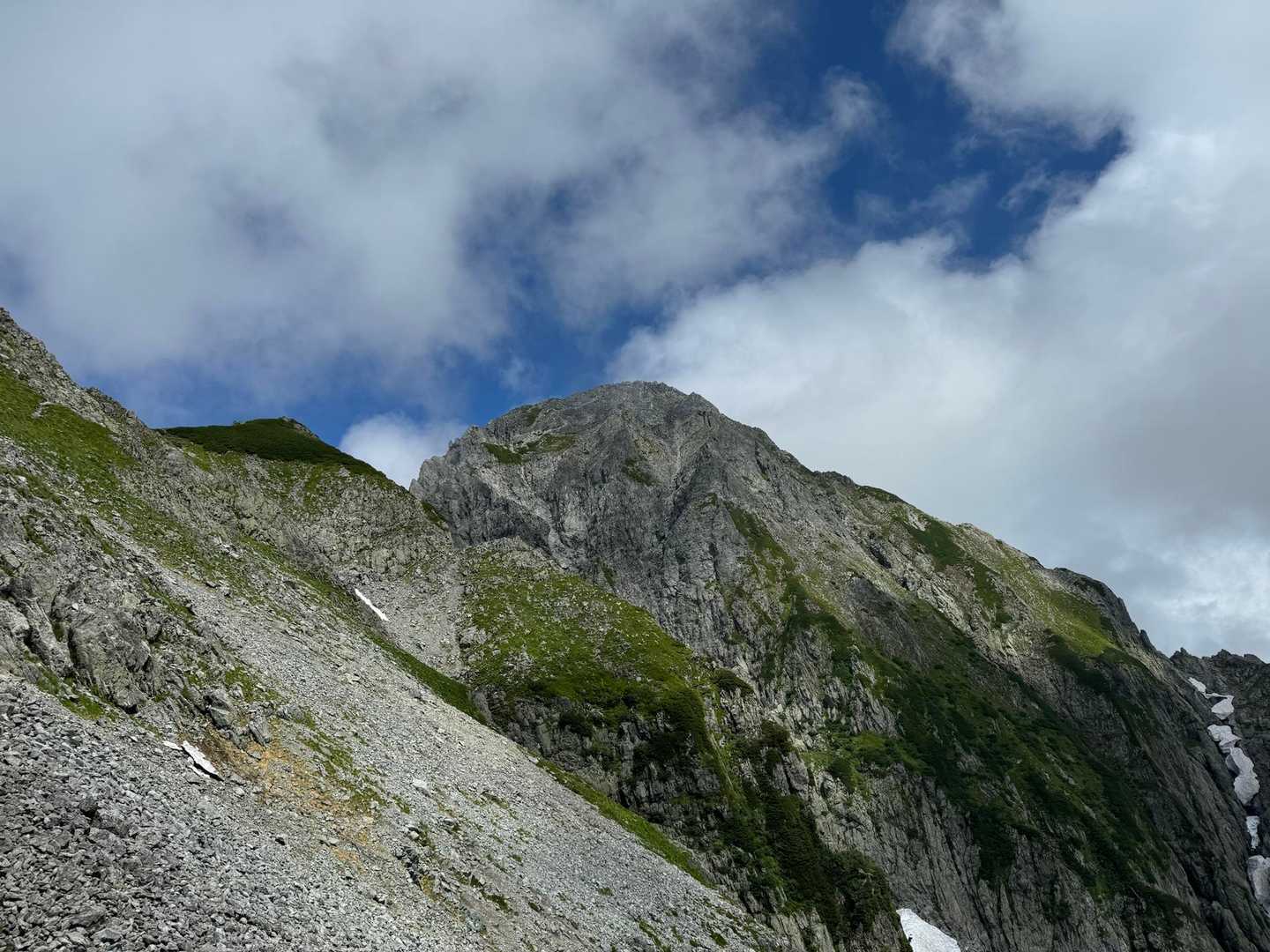 劔岳、はじめて全部見えたかも？