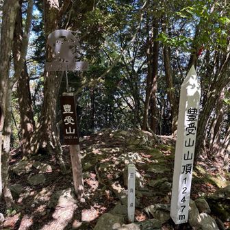 豊受山山頂
奥に行けば眺望がいいかも？