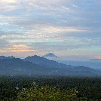 富士山が凄く良く見えました
