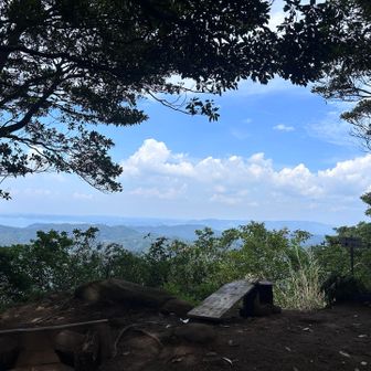 鋸山山頂。
風が通って涼しい。