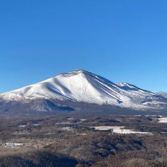 スタート地点から浅間山
美しい