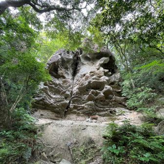 天狗岩だそうな