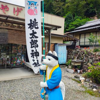 岡山の人が見たら怒りそう（笑）イヌの表情がいい感じ☺️