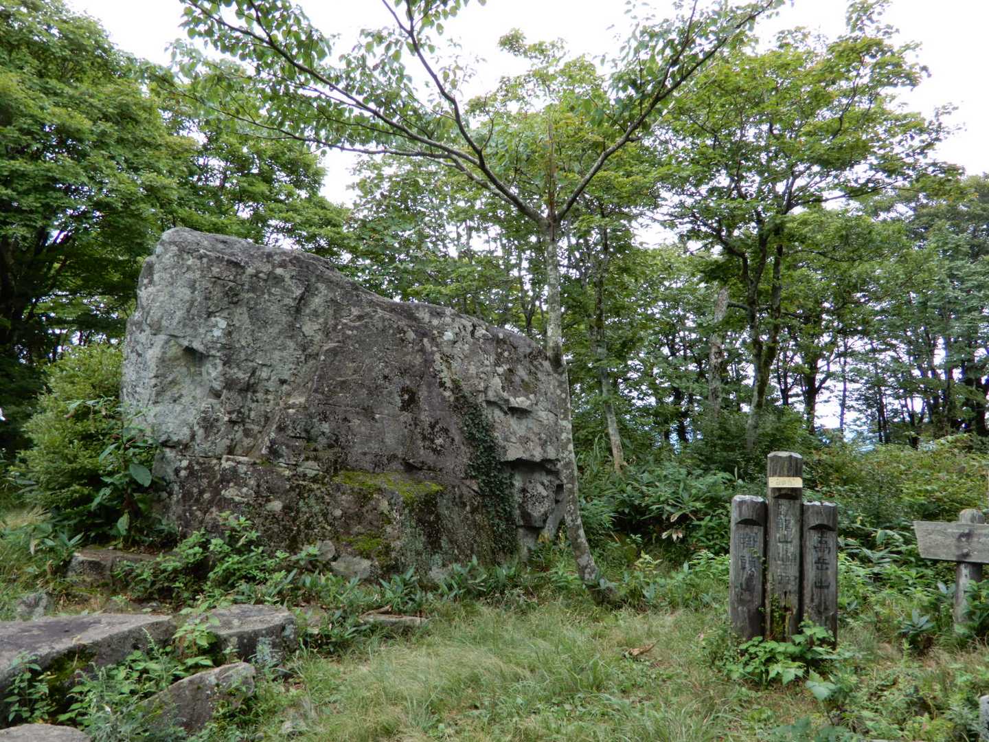 一等三角点が待つ臥竜山へ（1223.2ｍ）