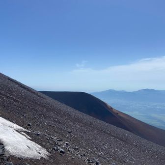 宝永山に2人いるけど、あの人かな？違うかな？
会えずに残念でした😢
また、火曜日の富士山に遊びにきて下さい😆