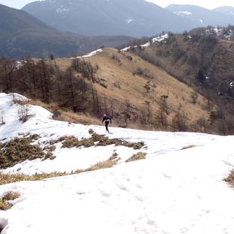 トレランの方（周回されると言われ）すごい速さで進まれました