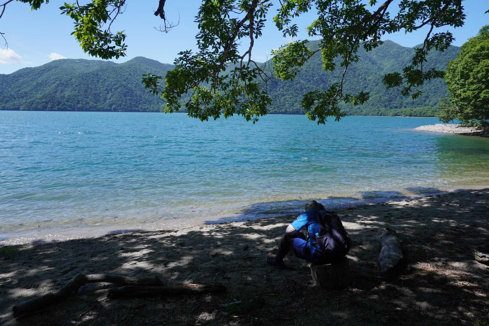 こんなにいい景色だと
動きたくなくなるよねぇ