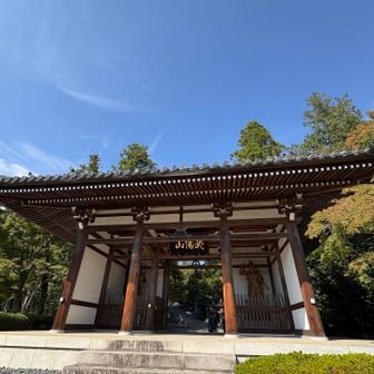 能仁寺から。紅葉は1ヶ月後くらいかな