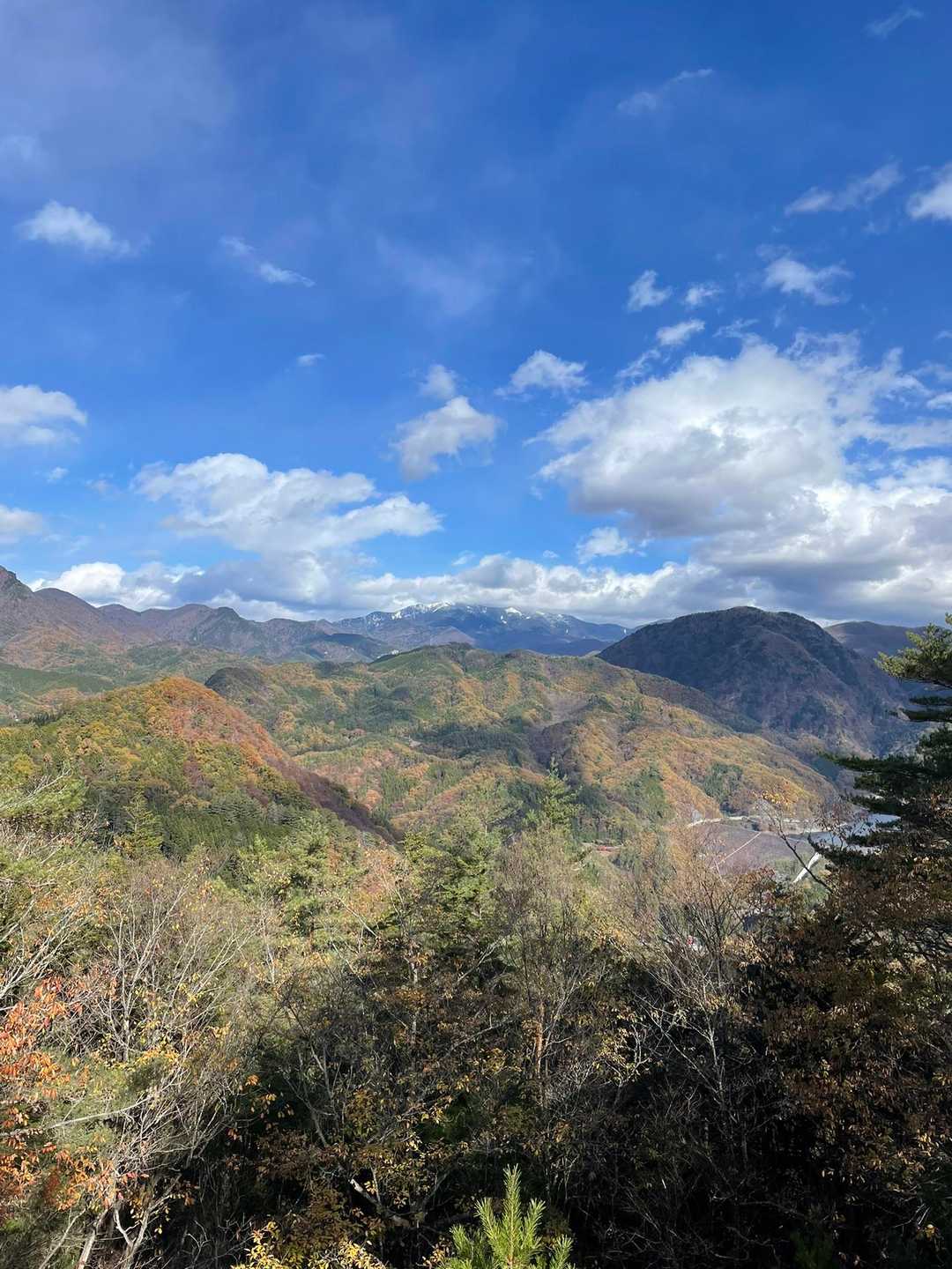 金峰山みえた
雪かぶってる❄️