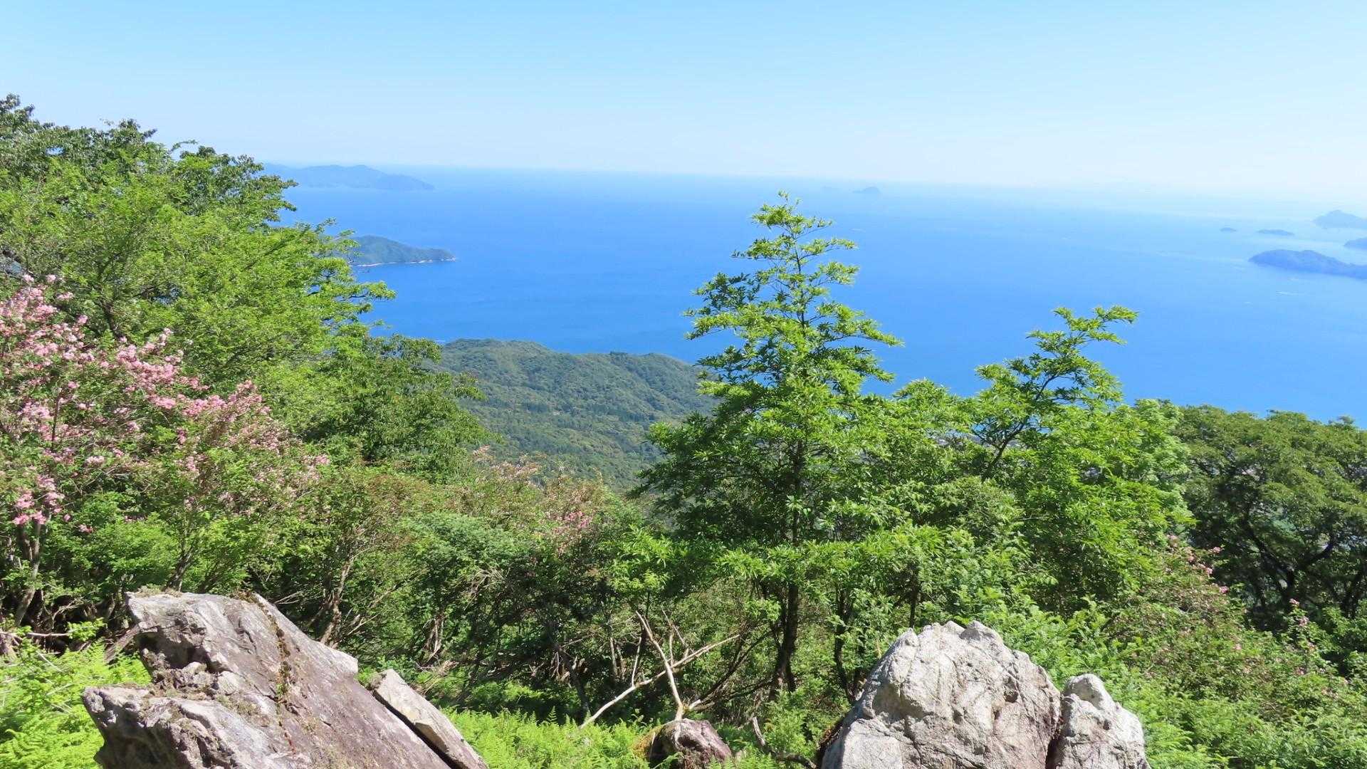 日本海は綺麗ですね。