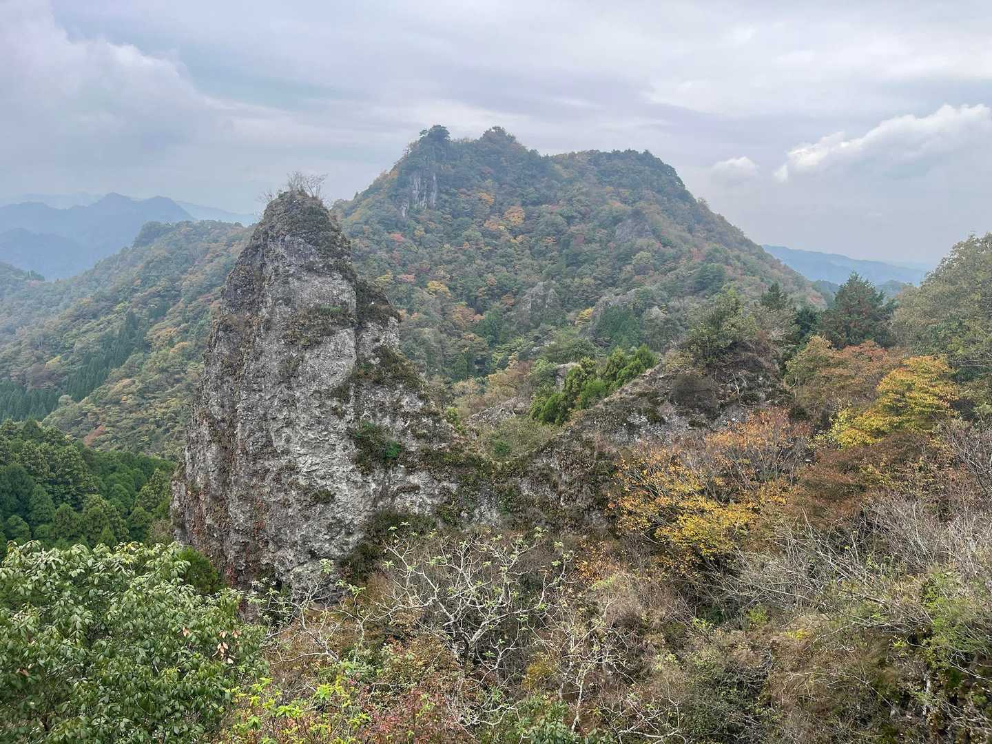 第二登山口-鹿嵐山中央登山口-鹿嵐山-地蔵峠 周回コースの写真