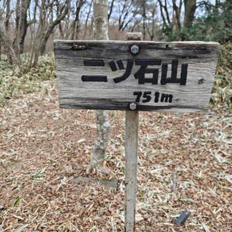 二ツ石山山頂。