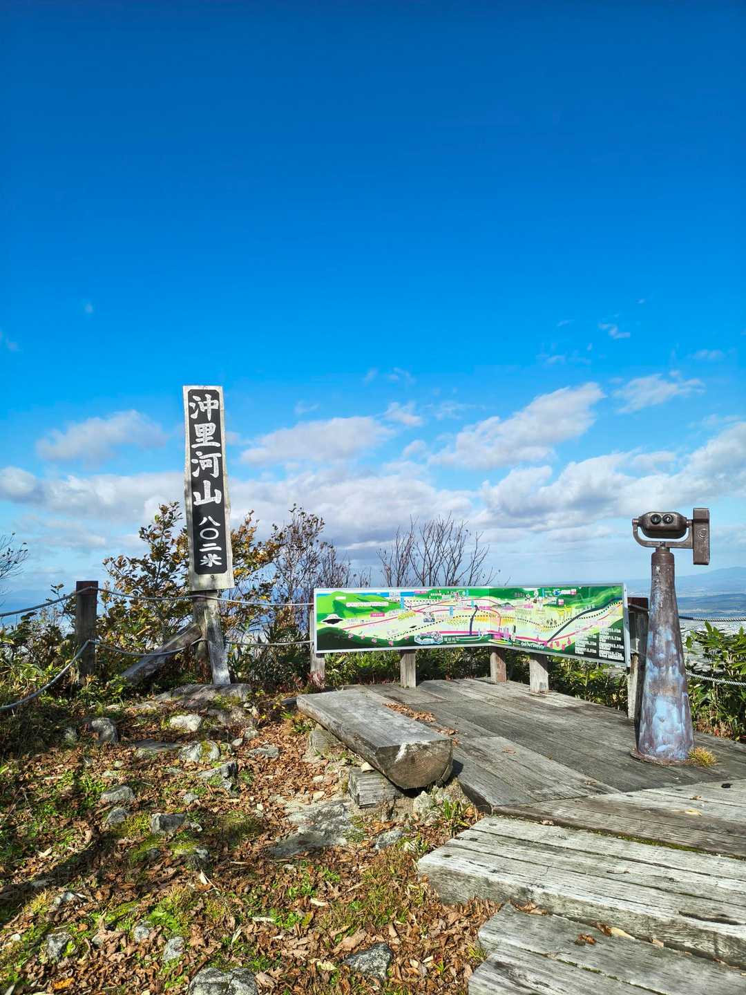 登頂開始から5分も経っていないのに山頂