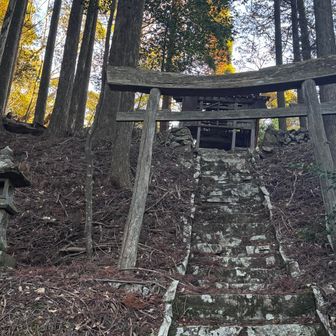新百姓山との分岐のところ