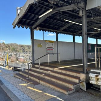 上野原駅でゴール！