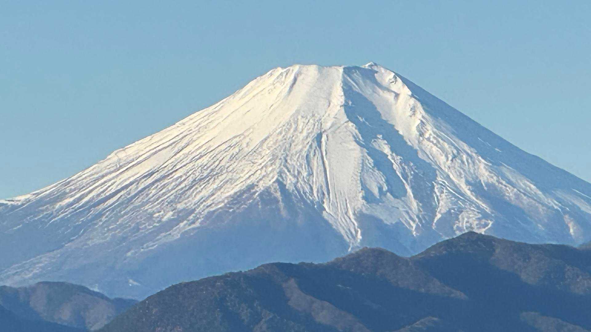 一丁平の展望台からの富士山✨最高❣️