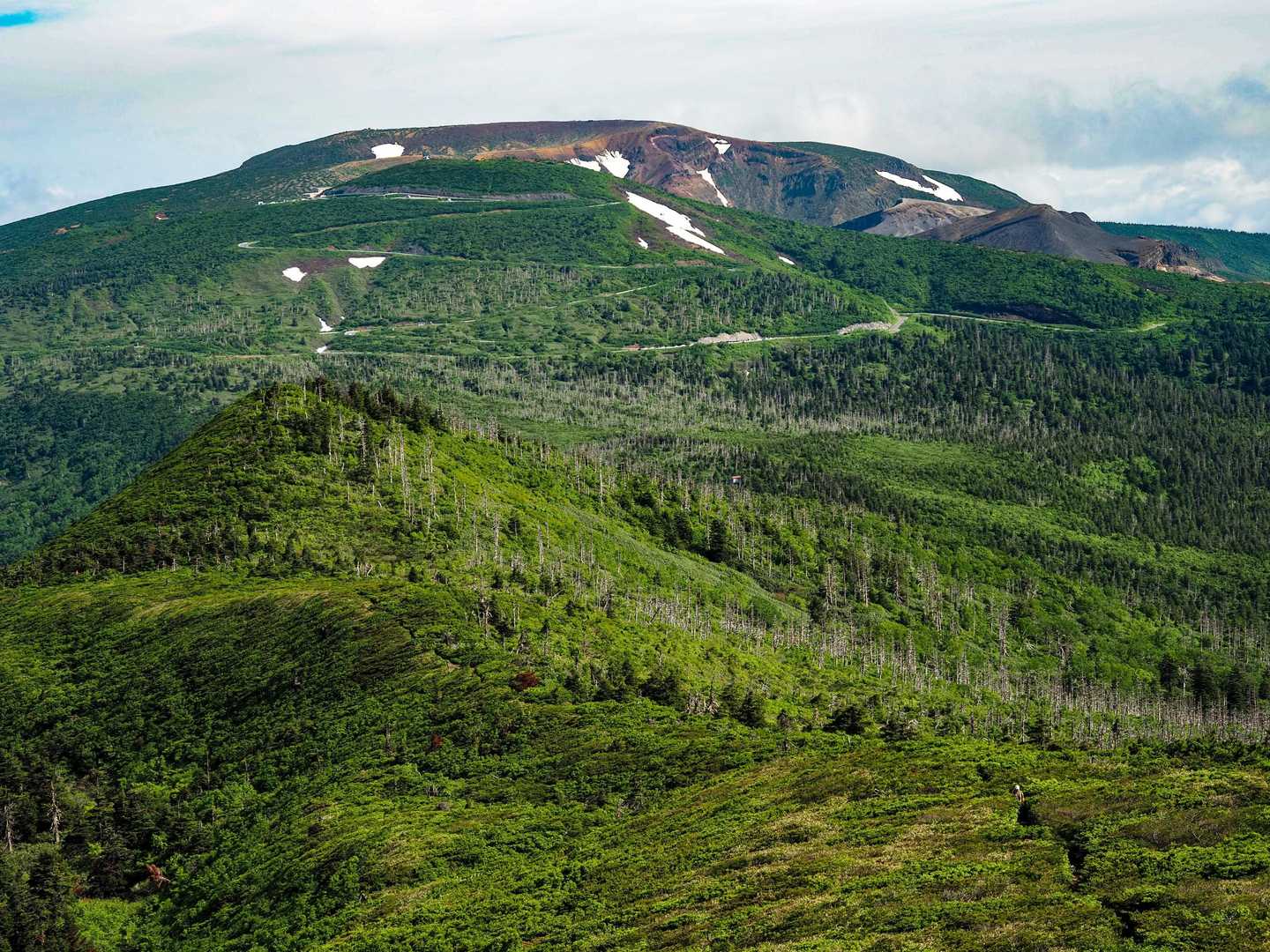南蔵王登山口-刈田峠-屏風岳-南屏風岳-不忘山 往復コースの写真
