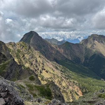 阿弥陀岳・赤岳・横岳が見えてます⛰️