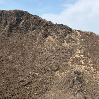 振り返って歩いて来た道のりを