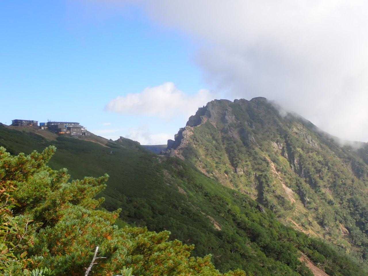 ガスと競争しながら登ります。 