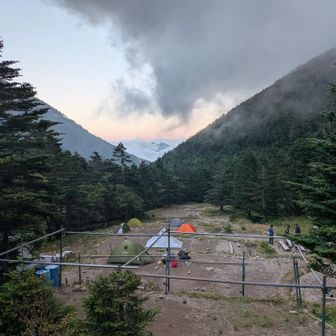 テント場⛺️
学生さん達もいてなかなか賑やか