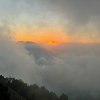 サンセットを眺めることが出来ました〜🌄