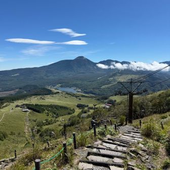 白樺湖と蓼科山✨