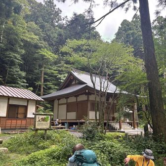 金泉寺は登山客で賑わってました