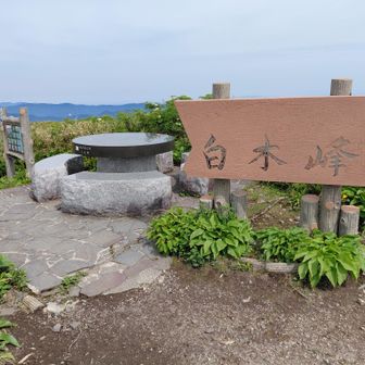 パノラマの白木峰山頂