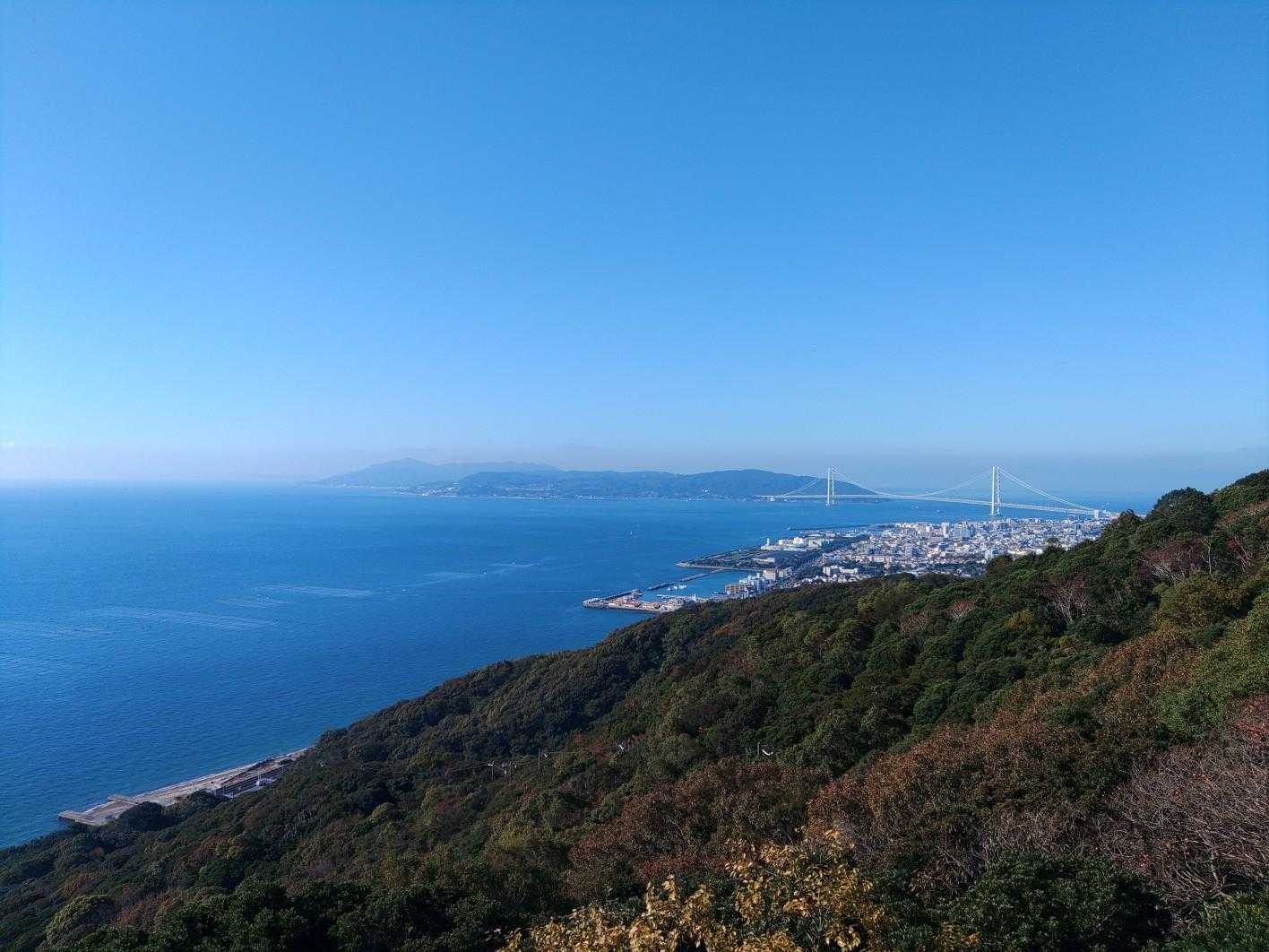 須磨浦公園駅-須磨浦公園駅-須磨浦公園駅前バス停-旗振山- 縦走コースの写真