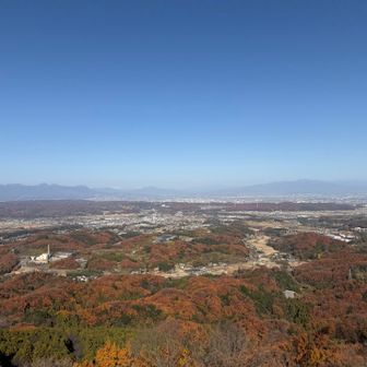 榛名山と赤城山の間が群馬県西部の機能的中心。
