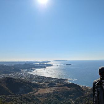 展望台からの景色。山頂より眺望良し