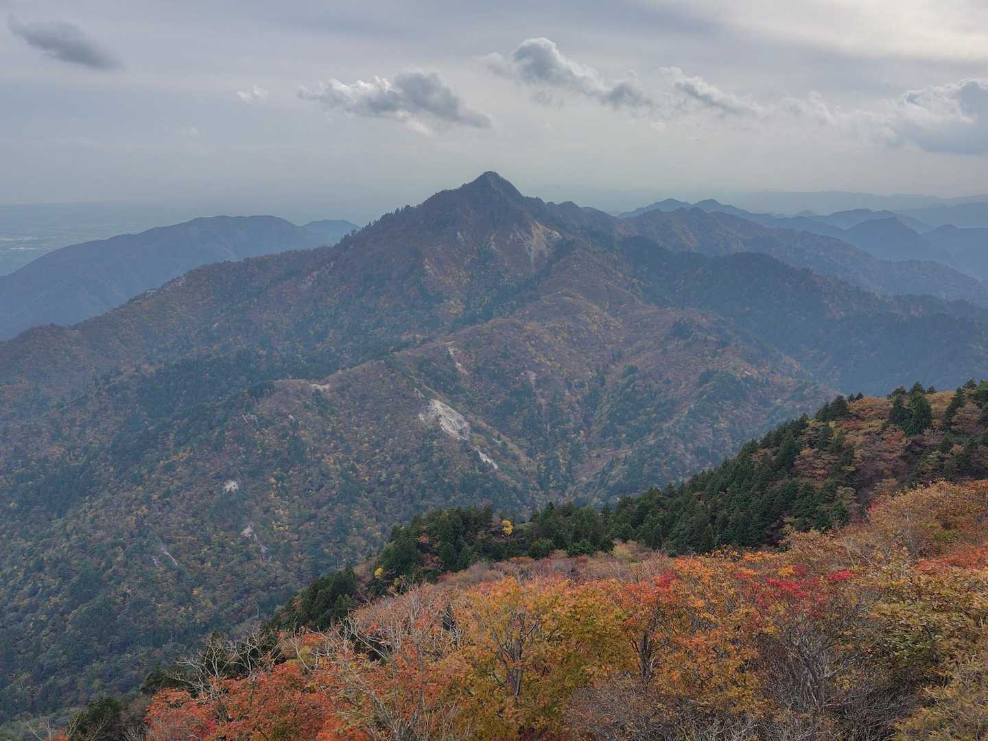 武平トンネル東登山口-武平峠-御在所観光リフトロープウェイ 往復コースの写真