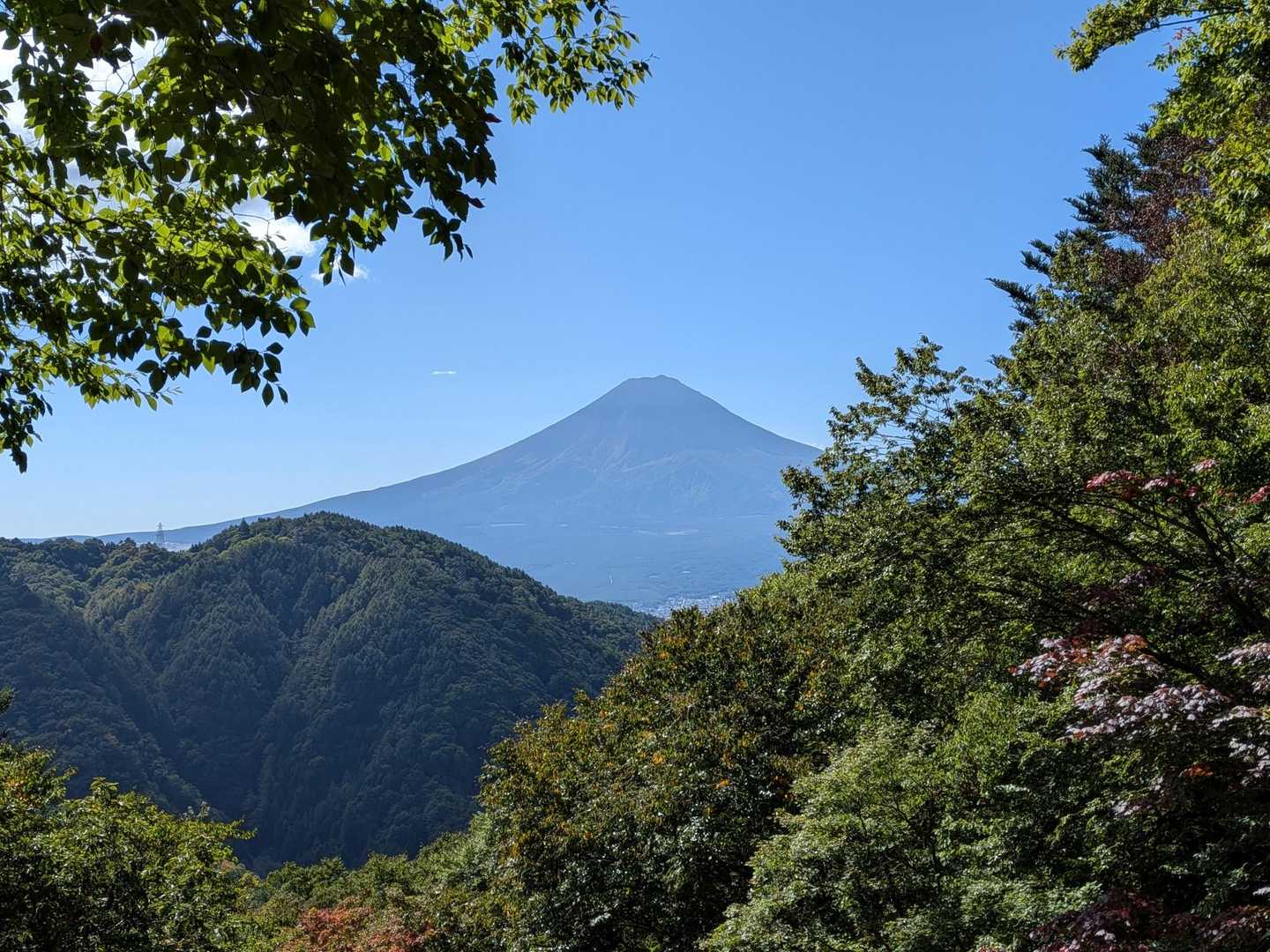 御坂峠-カネ山-御坂山-観音平山-旧御坂峠-コブ岩ノ頭-御 縦走コースの写真