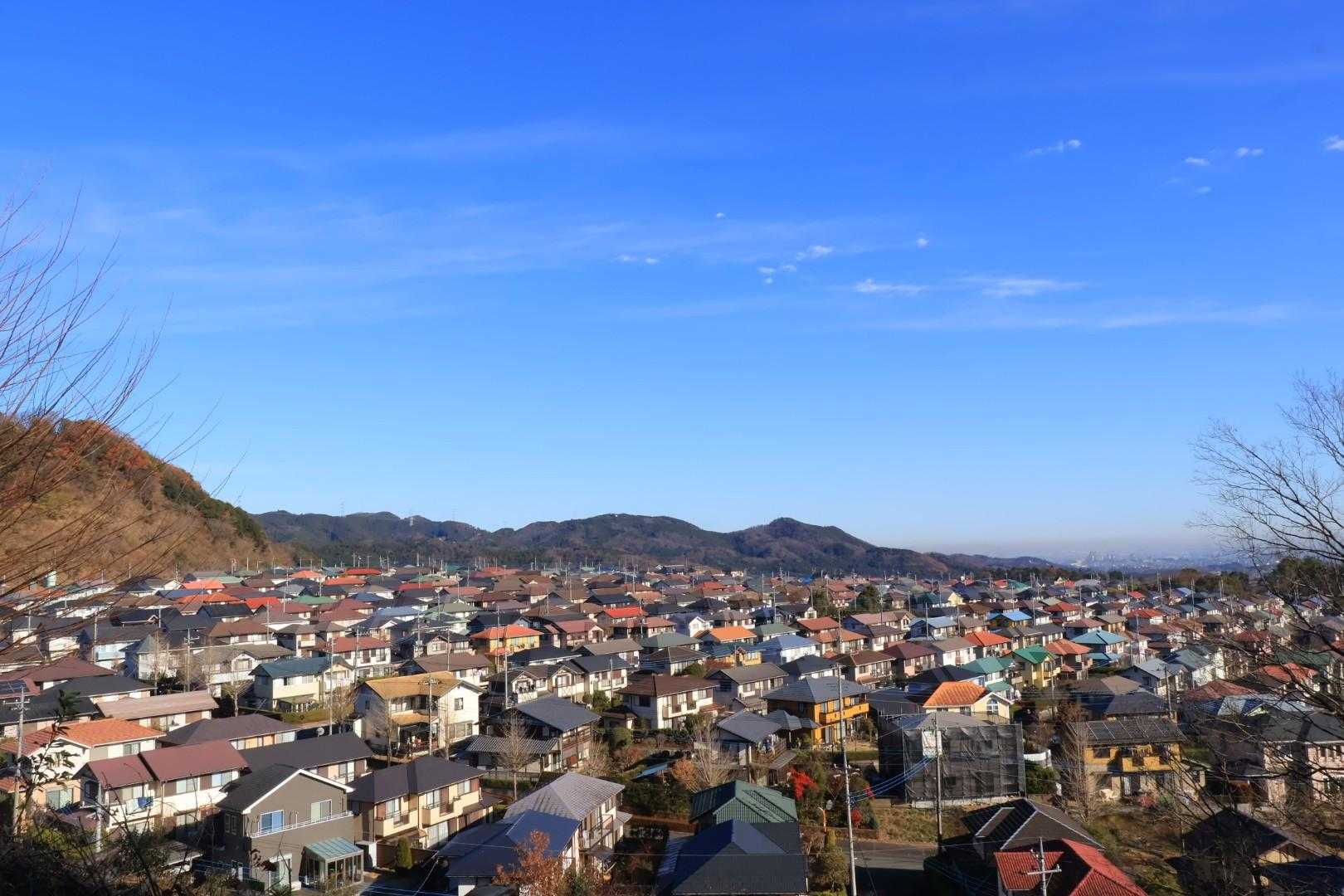 飯能駅-天覧山入口-天覧山-多峯主山-大黒山-多峯主山登山 縦走コースの写真